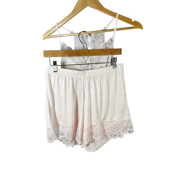 Hanro Mae Pajama Set Cami Short Size Small Bonbon - Picture 4 of 12
